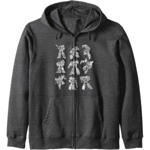 imageTransformers Autobots Textbook Sketches Stack Zip HoodieDark Heather Grey