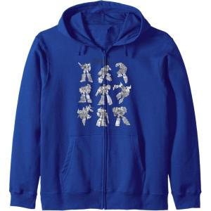 imageTransformers Autobots Textbook Sketches Stack Zip HoodieRoyal Blue