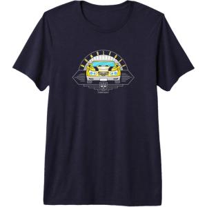 imageTransformers Bumblebee Car Line Art Premium TriBlend TShirtNavy Blue