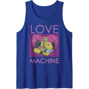 imageTransformers Bumblebee Valentines Day Love Machine Tank TopRoyal Blue