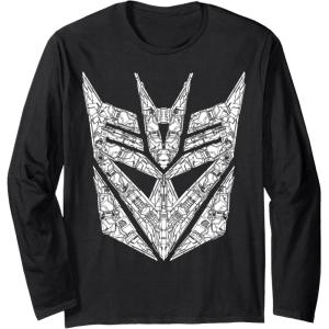 imageTransformers Decepticons Detailed Logo Long Sleeve TShirtBlack