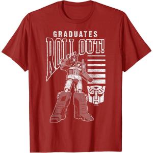 imageTransformers Graduates Roll Out TShirtCranberry Red