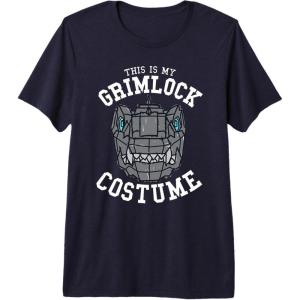 imageTransformers Halloween This Is My Grimlock Costume Premium Triblend TShirtNavy Blue