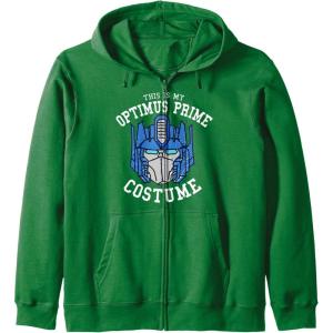 imageTransformers Halloween This Is My Optimus Prime Costume Zip HoodieDark Green