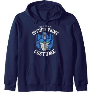 imageTransformers Halloween This Is My Optimus Prime Costume Zip HoodieNavy Blue