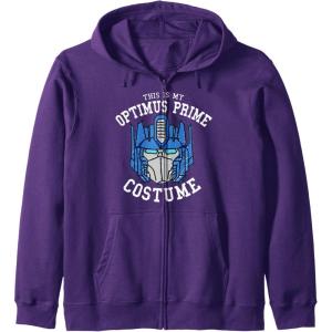 imageTransformers Halloween This Is My Optimus Prime Costume Zip HoodiePurple
