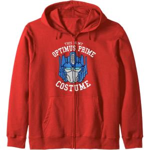 imageTransformers Halloween This Is My Optimus Prime Costume Zip HoodieRed