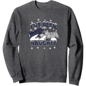 imageTransformers Megatron Ive Been Naughty Portrait SweatshirtDark Heather Grey