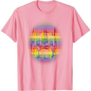 imageTransformers Pride Rainbow Transformer Graphic Egg TShirtPink