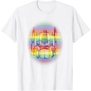 imageTransformers Pride Rainbow Transformer Graphic Egg TShirtWhite