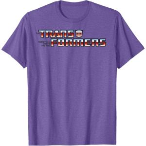 imageTransformers Red Gradient Classic Vintage Logo TShirtPurple Heather