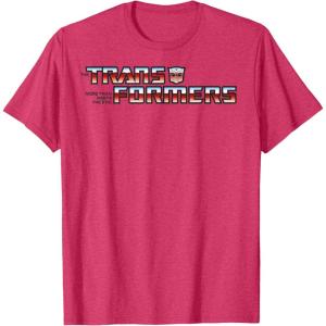 imageTransformers Red Gradient Classic Vintage Logo TShirtRed Heather
