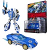 image:imageTransformers Collaborative Hot Wheels x El Segundo Coupe Deluxe Class 5Inch Robot Action Figure Converts to Racecar Ages 8