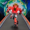image:imageTransformers Collaborative Hot Wheels x GTScorcher Deluxe Class 5Inch Robot Action Figure Converts to Racecar Ages 8