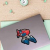 image:imageHasbro Transformers Heads Adhesive Vinyl Decals  Fun Transformers Stickers for Water Bottle or Laptop 1 Pack 4 CountRedBlue