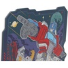 image:imageHasbro Transformers We Stand As One Embossed Metal Wall Art  Striking Transformers Wall Decor for Movie Room or BedroomBlueRed