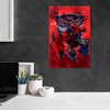 image:imageHasbro Transformers We Stand As One Embossed Metal Wall Art  Striking Transformers Wall Decor for Movie Room or BedroomRed