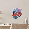 image:imageHasbro Transformers We Stand As One Embossed Metal Wall Art  Striking Transformers Wall Decor for Movie Room or BedroomRedPurple