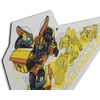 image:imageHasbro Transformers We Stand As One Embossed Metal Wall Art  Striking Transformers Wall Decor for Movie Room or BedroomYellowWhite