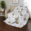 image:imageNorthwest Transformers Autobots vs Decepticons Quilted Throw Blanket Comfy Throw Adults Boys Girls Soft Lightweight Bedding for Bed or Couch 60 x 80 InchesPeanuts Friends Happy Dance