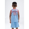 image:imageTransformers Athletic Mesh Jersey Tank Top and Basketball Shorts Outfit Set Toddler to Big Kid Sizes 2T  1012Light Blue