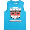 image:imageTransformers Boys 512 Blue Cotton Blend Modern Short Sleeve Shirt Tank Top and Shorts 3 Pack Bundle Set for KidsNavy Blue and Sky Blue