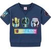 image:imageTransformers Boys French Terry Short Sleeve TShirt and Short Set for Big KidsBlue