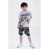 image:imageTransformers Bumblebee Optimus Prime Graphic TShirt amp Mesh Shorts Outfit Set Toddler to Big KidGray