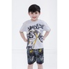 image:imageTransformers Bumblebee Optimus Prime Graphic TShirt amp Mesh Shorts Outfit Set Toddler to Big KidGray