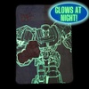 image:imageTransformers Megatron Bedding Super Soft Throw  Glow in The Dark Blanket  46 in x 60 in Official Licensed Product by Franco CollectiblesTransformers  Glow in the Dark