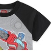 image:imageTransformers Optimus Prime Bumblebee Boys Short Sleeve TShirt and Shorts Set for Toddler to Big KidsBlackGrey