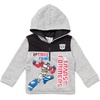 image:imageTransformers Optimus Prime Bumblebee Megatron Half Zip Pullover Hoodie Toddler to Big KidGray