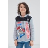 image:imageTransformers Optimus Prime Bumblebee Megatron Half Zip Pullover Hoodie Toddler to Big KidGray