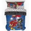 image:imageTransformers Optimus Prime Super Soft Comforter and Sheet Set with Sham 4 Piece Twin Size Official Licensed Product by Franco CollectiblesDC X Sonic the Hedgehog