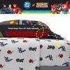 image:imageTransformers Optimus Prime Super Soft Comforter and Sheet Set with Sham 4 Piece Twin Size Official Licensed Product by Franco CollectiblesDC X Sonic the Hedgehog