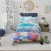 image:imageTransformers Optimus Prime Super Soft Comforter and Sheet Set with Sham 4 Piece Twin Size Official Licensed Product by Franco CollectiblesNot Quite Narwhal