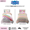 image:imageTransformers Optimus Prime Super Soft Comforter and Sheet Set with Sham 4 Piece Twin Size Official Licensed Product by Franco CollectiblesPeppa Pig