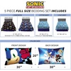 image:imageTransformers Optimus Prime Super Soft Comforter and Sheet Set with Sham 4 Piece Twin Size Official Licensed Product by Franco CollectiblesSonic the Hedgehog