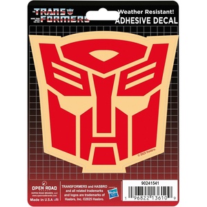image:imageHasbro Transformers Heads Adhesive Vinyl Decals  Fun Transformers Stickers for Water Bottle or Laptop 1 Pack 4 CountGold