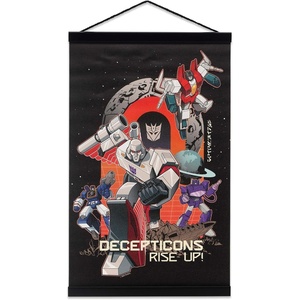 image:imageHasbro Transformers We Stand As One Embossed Metal Wall Art  Striking Transformers Wall Decor for Movie Room or BedroomGrayBlack