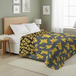image:imageNorthwest Transformers Autobots vs Decepticons Quilted Throw Blanket Comfy Throw Adults Boys Girls Soft Lightweight Bedding for Bed or Couch 60 x 80 InchesPikachu Poke Ball