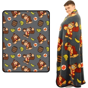 image:imageTransformers Megatron Bedding Super Soft Throw  Glow in The Dark Blanket  46 in x 60 in Official Licensed Product by Franco CollectiblesDonkey Kong