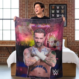 image:imageTransformers Megatron Bedding Super Soft Throw  Glow in The Dark Blanket  46 in x 60 in Official Licensed Product by Franco CollectiblesWwe  CM Punk