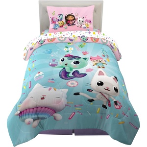 image:imageTransformers Optimus Prime Super Soft Comforter and Sheet Set with Sham 4 Piece Twin Size Official Licensed Product by Franco CollectiblesGabbys Dollhouse