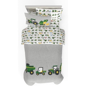 image:imageTransformers Optimus Prime Super Soft Comforter and Sheet Set with Sham 4 Piece Twin Size Official Licensed Product by Franco CollectiblesGreen  John Deere