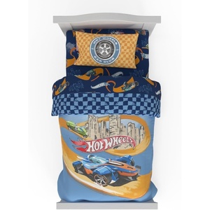 image:imageTransformers Optimus Prime Super Soft Comforter and Sheet Set with Sham 4 Piece Twin Size Official Licensed Product by Franco CollectiblesHot Wheels