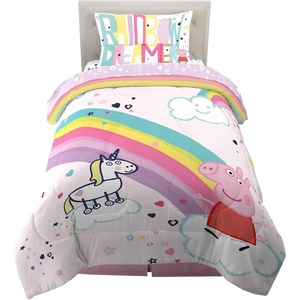 image:imageTransformers Optimus Prime Super Soft Comforter and Sheet Set with Sham 4 Piece Twin Size Official Licensed Product by Franco CollectiblesPeppa Pig