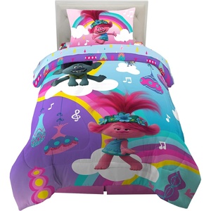 image:imageTransformers Optimus Prime Super Soft Comforter and Sheet Set with Sham 4 Piece Twin Size Official Licensed Product by Franco CollectiblesTrolls World Tour