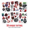 image:imageTransformers Temporary Tattoos for Kids 50 pack Made in the USA w Certified Safe Ink Birthday Party Supplies and Party Favors Kit Bulk Temporary Tattoos Stickers Set for Girls and BoysDungeons  Dragons