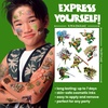 image:imageTransformers Temporary Tattoos for Kids 50 pack Made in the USA w Certified Safe Ink Birthday Party Supplies and Party Favors Kit Bulk Temporary Tattoos Stickers Set for Girls and BoysNinja Turtle